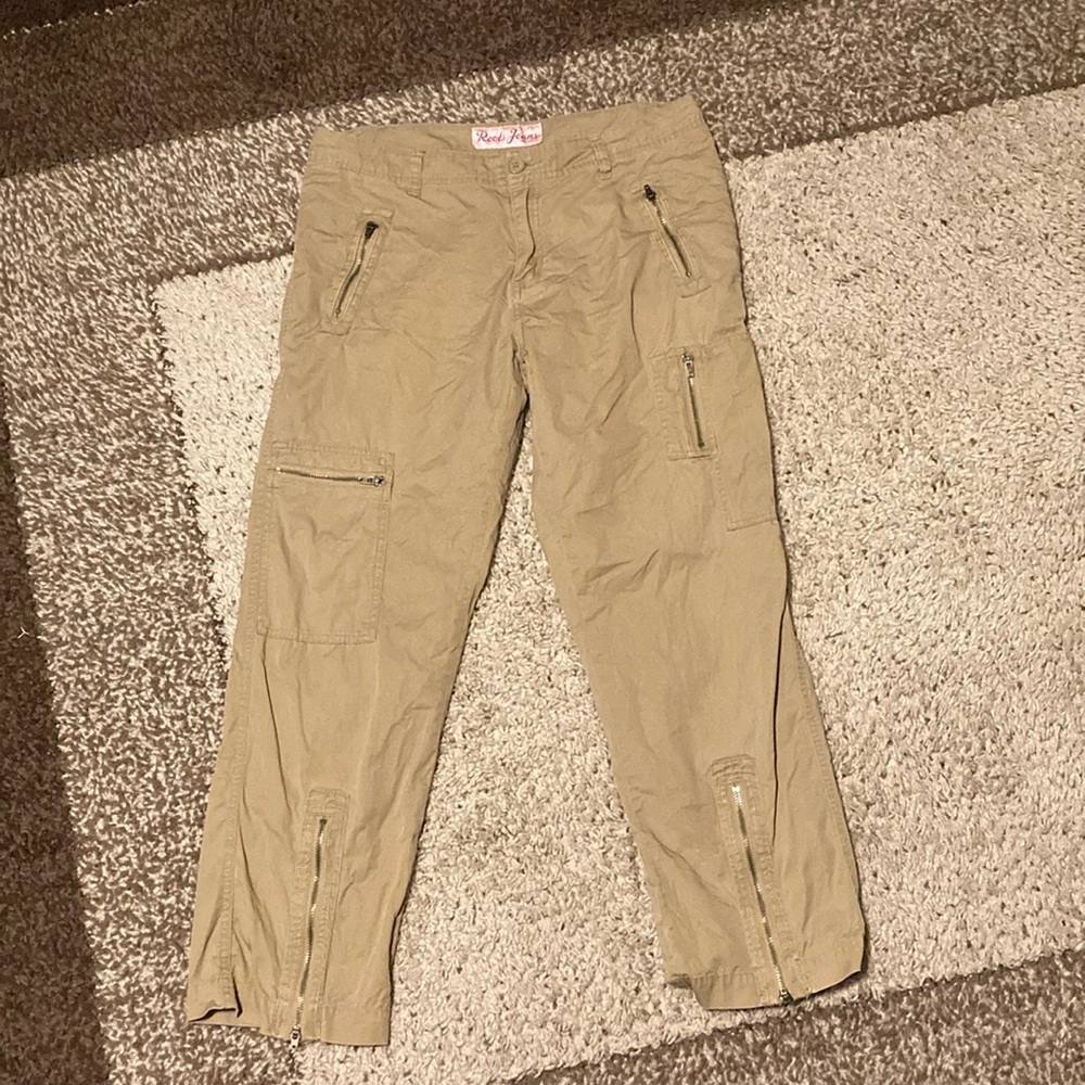 Vintage Roots Jeans brown cargo pants.